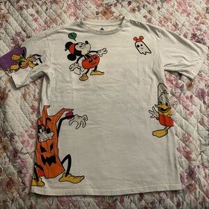 Disney White Cotton T-Shirt